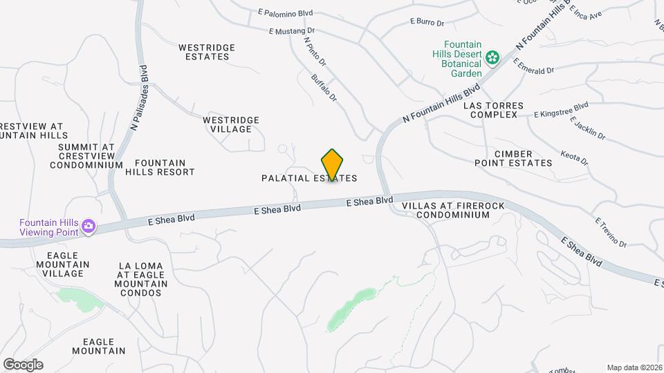 15609 E Palatial Dr Map and Location Details