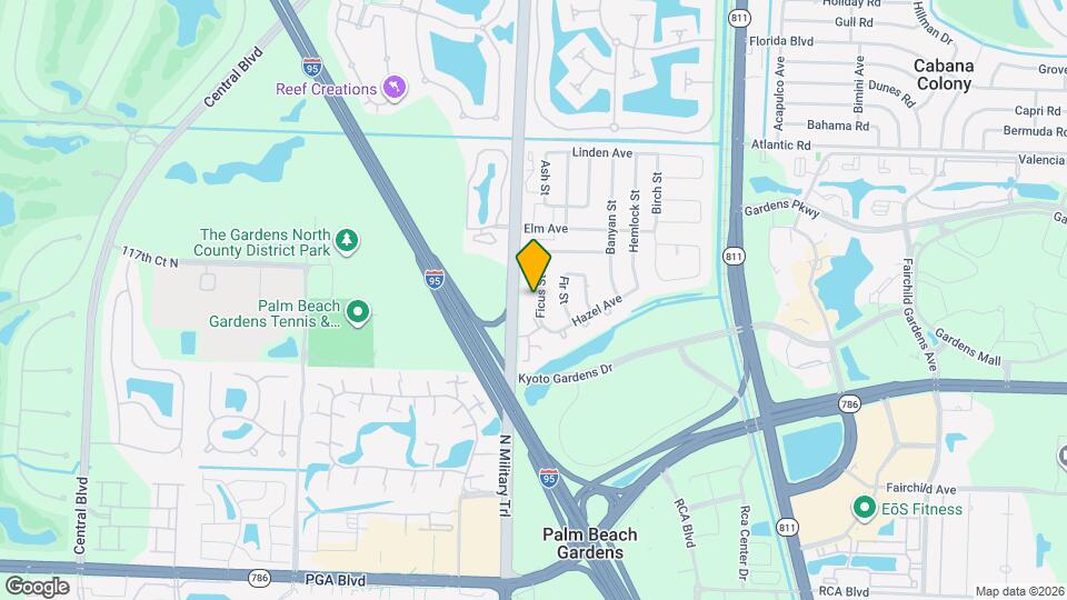 11635 Ficus St Map and Location Details