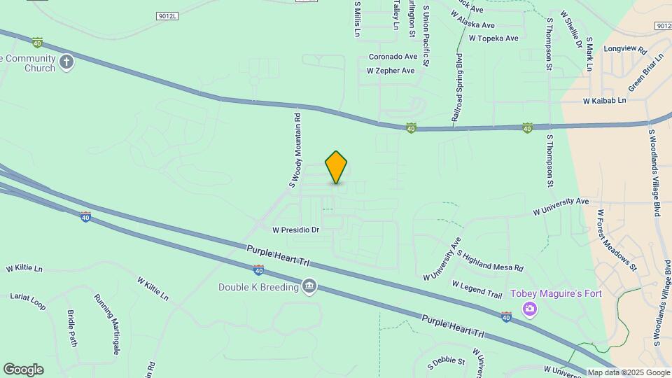 2805 S Flagstone Ln Map and Location Details