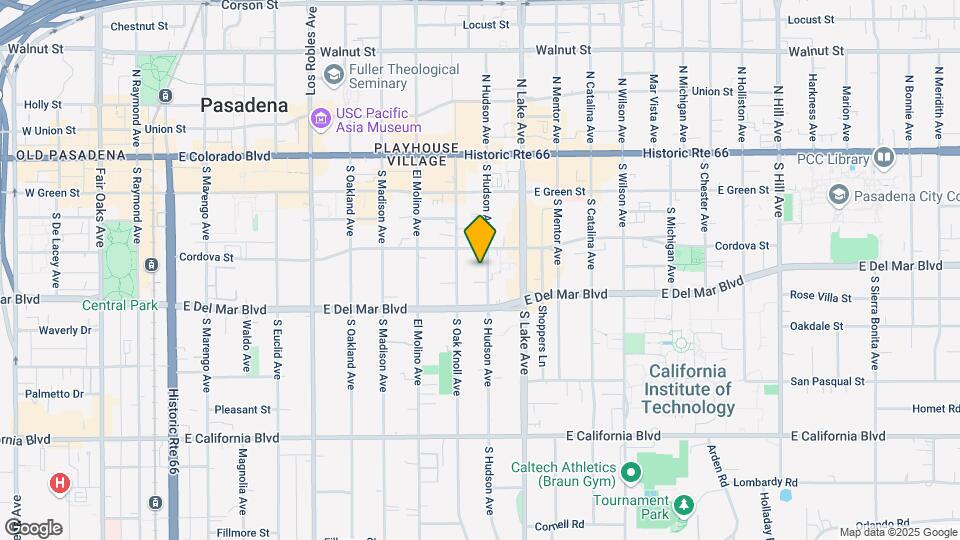 231 Hudson Ave Map and Location Details