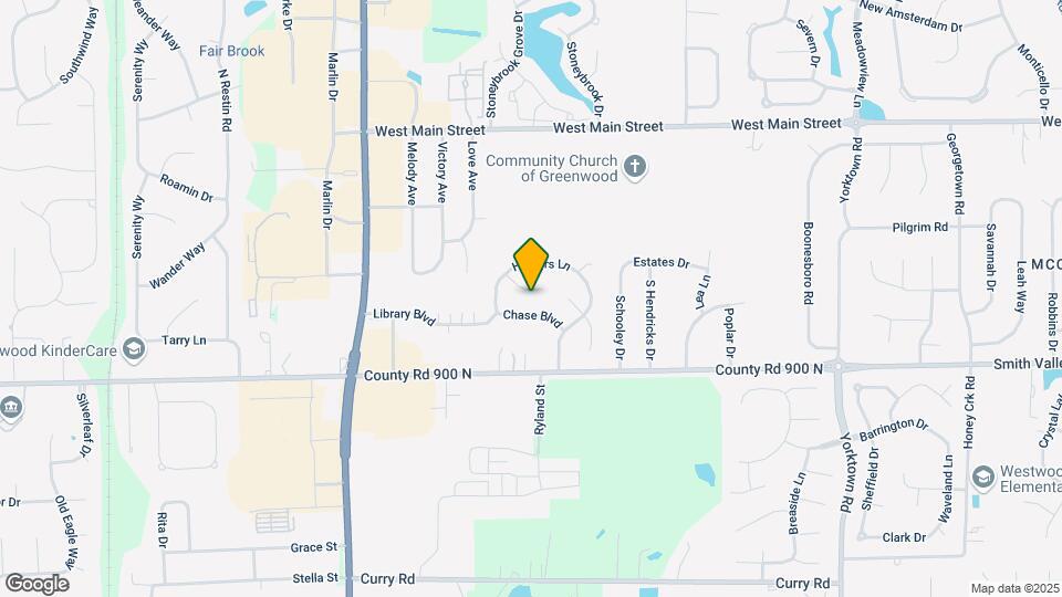 1547 Doe Ln Map and Location Details