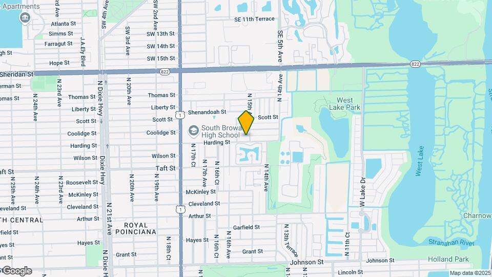 1507 Harding St Map and Location Details