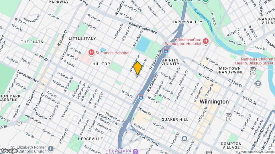 1024 W 8th St, Unit 3 Map and Location Details