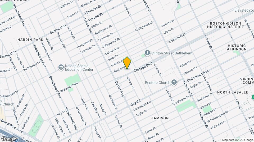 3342 W Chicago Map and Location Details