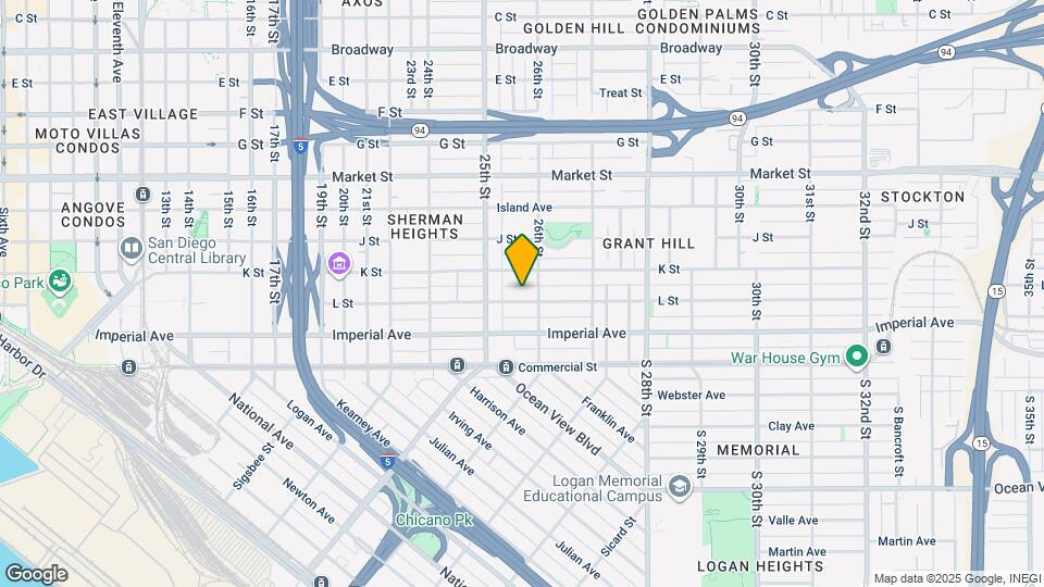 2560-62 L St Map and Location Details