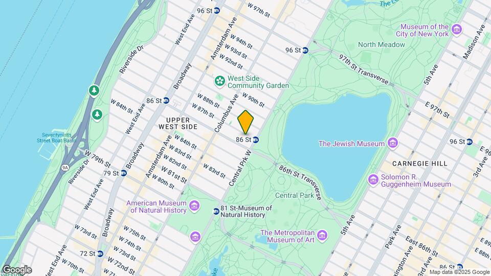 12 W 87th St Map and Location Details