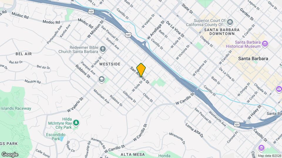 710 W Sola St Map and Location Details