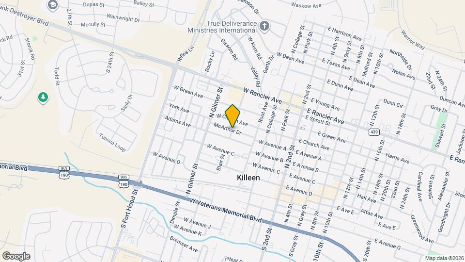 514 McArthur Dr Map and Location Details