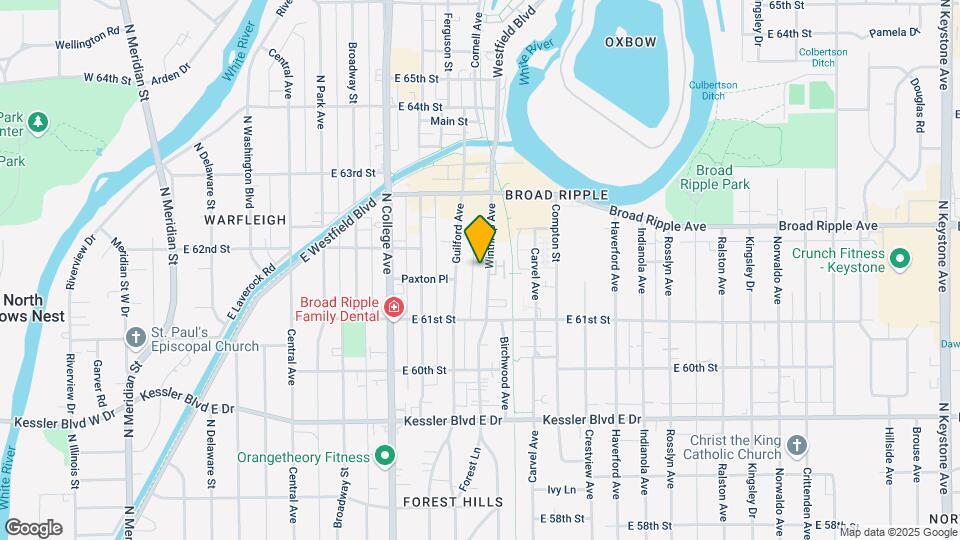 6148 Winthrop Ave, Unit 3 Map and Location Details