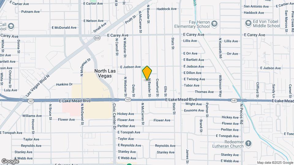 2111 Bassler St Map and Location Details