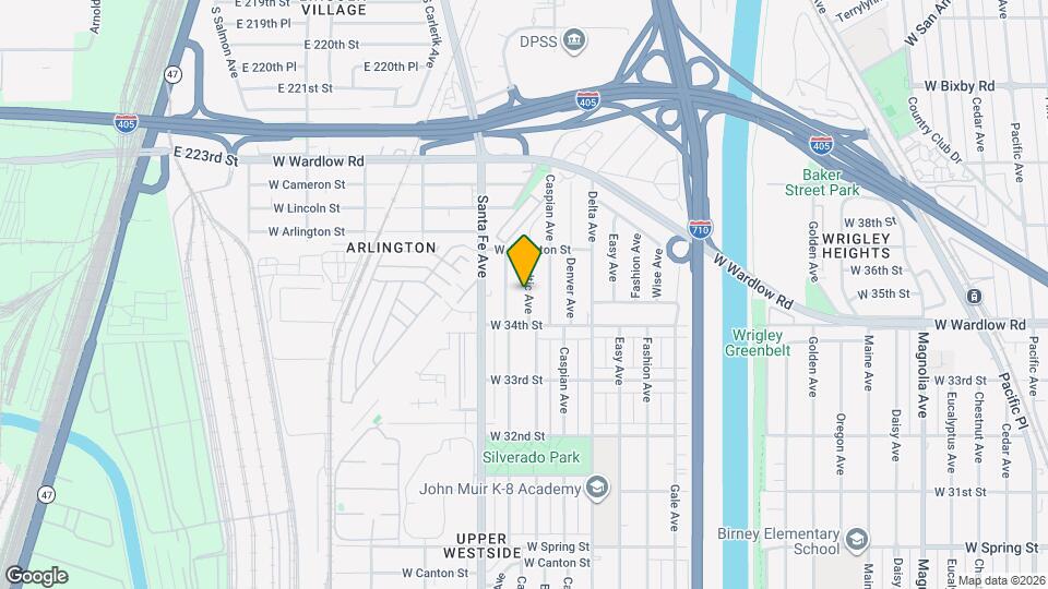 3455 Baltic Ave Map and Location Details