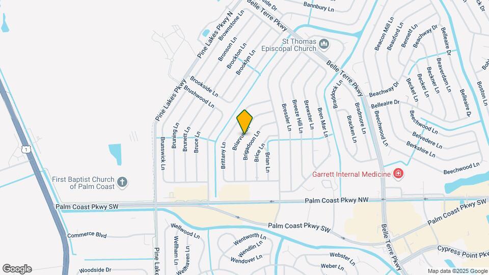 50 Briarvue Ln Map and Location Details