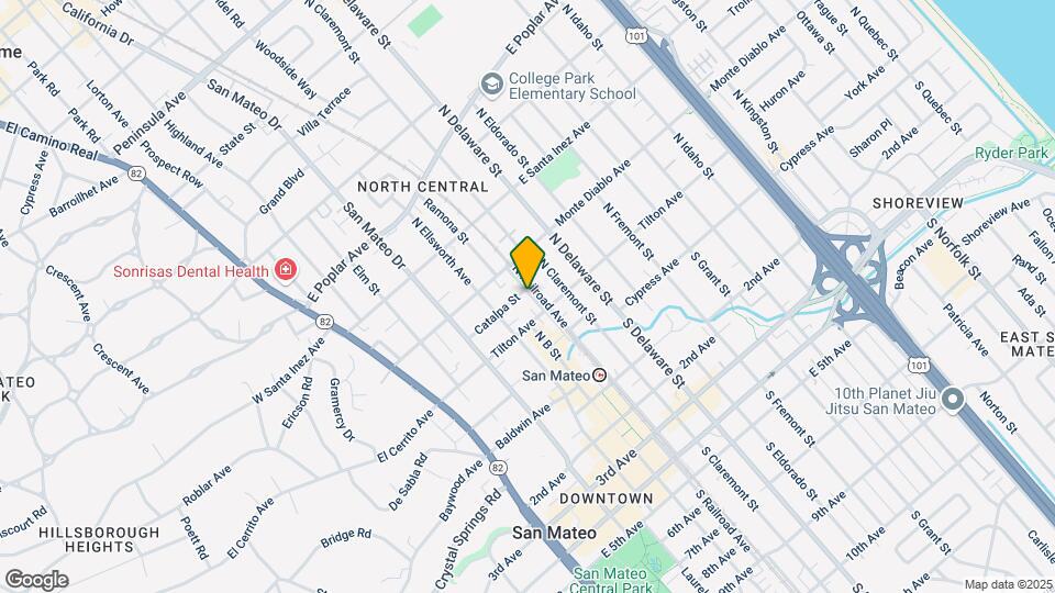 338 Catalpa St Mapa y Detalles de la Ubicación
