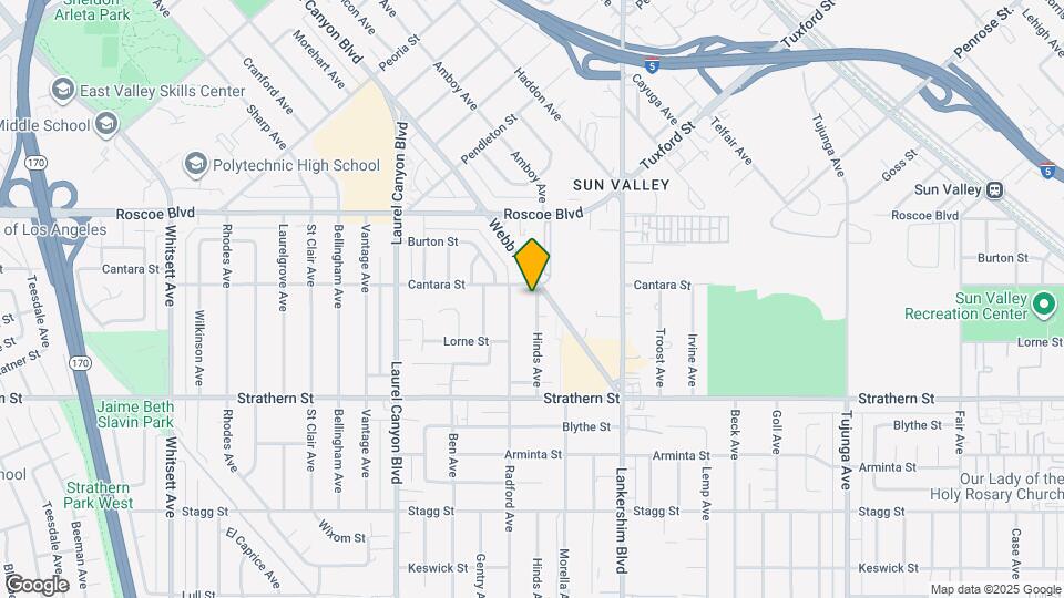 8141 Hinds Ave Mapa y Detalles de la Ubicación