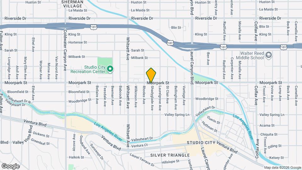 12334 Moorpark St, Unit 4359 Mapa y Detalles de la Ubicación