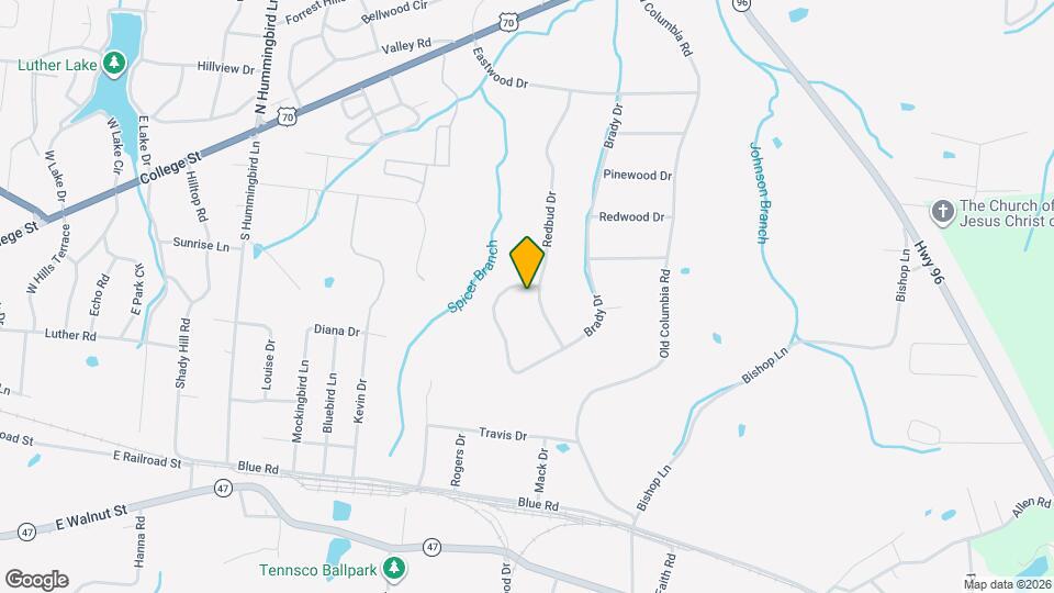 316 Brady Dr Map and Location Details