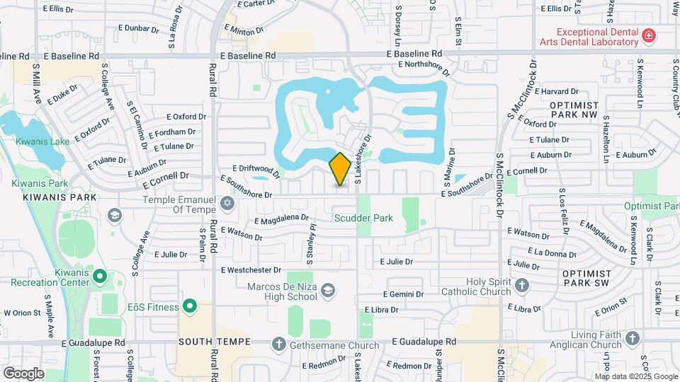 5633 S Hurricane Ct Map and Location Details