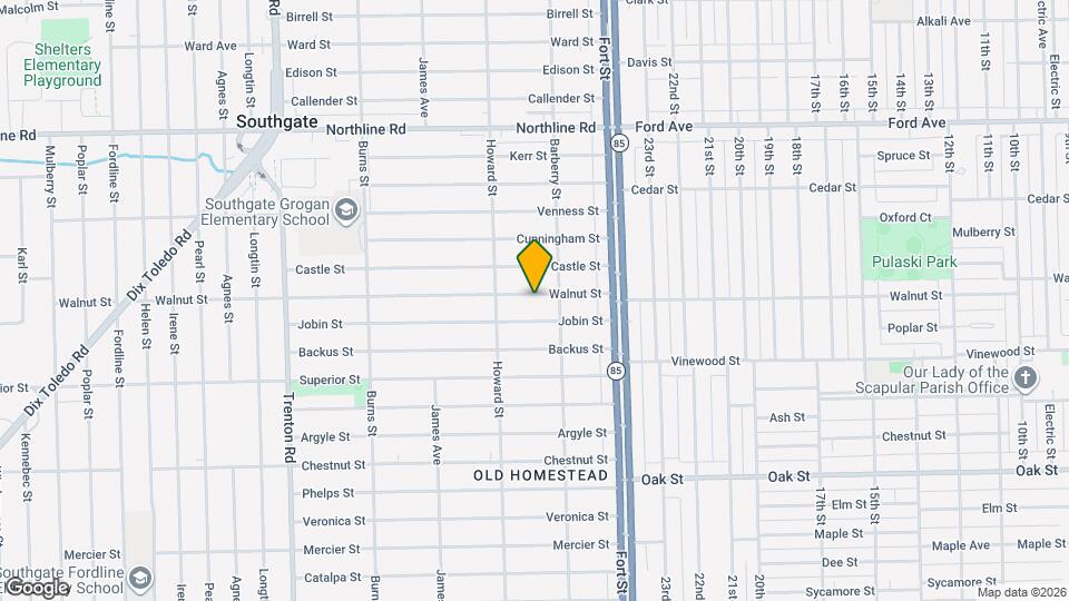 12985 Walnut St Mapa y Detalles de la Ubicación
