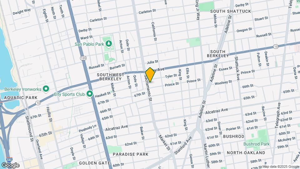 1507 Prince St Mapa y Detalles de la Ubicación
