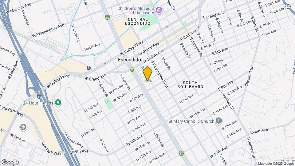 419 W 4th Ave Map and Location Details