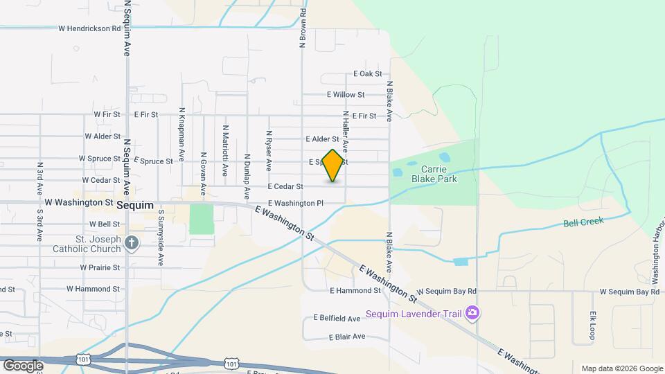 873 E Cedar St Map and Location Details