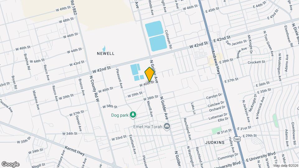 815 W 40th St Map and Location Details