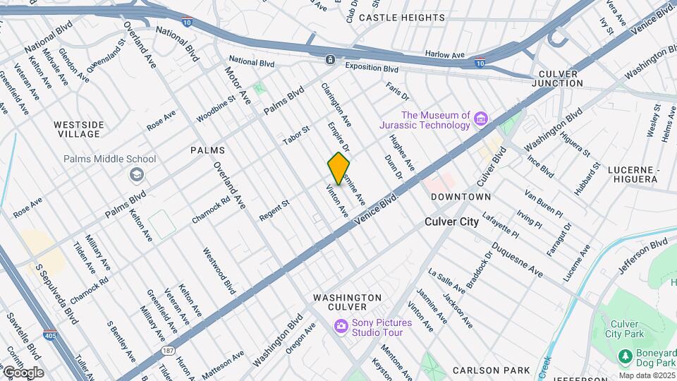 3730 Vinton Ave Mapa y Detalles de la Ubicación