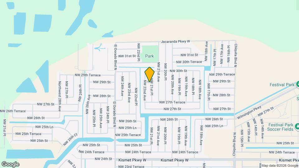 2832 NW 21st Pl Mapa y Detalles de la Ubicación