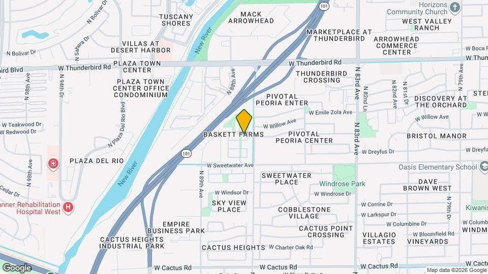 8748 W Wood Dr Map and Location Details