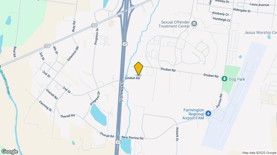 1669 Doubet Rd Map and Location Details