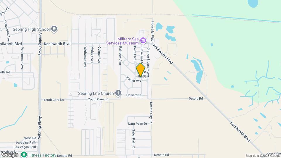 1911 Roseland Ave Map and Location Details