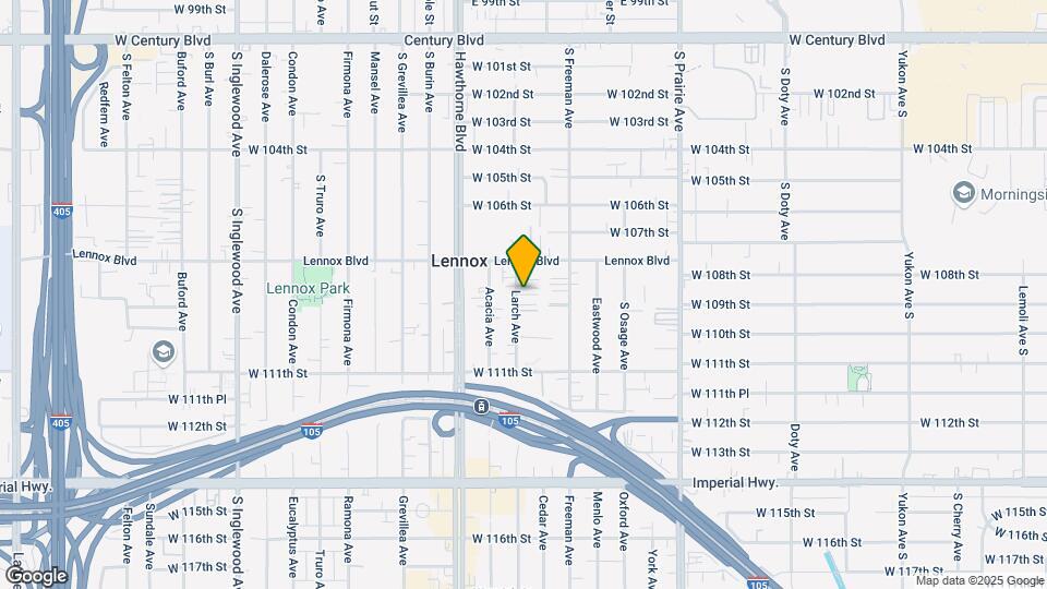 10830 Larch Ave Map and Location Details
