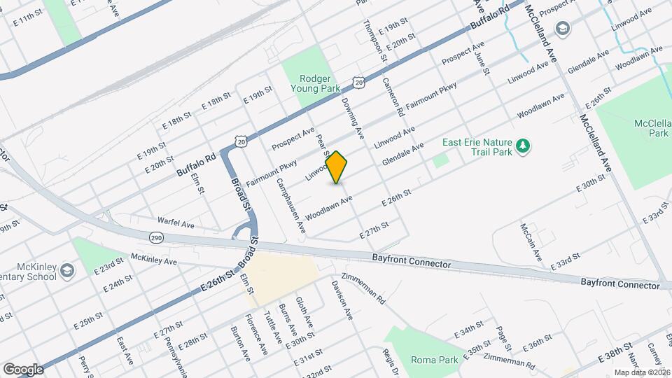 2408 Pear St Map and Location Details