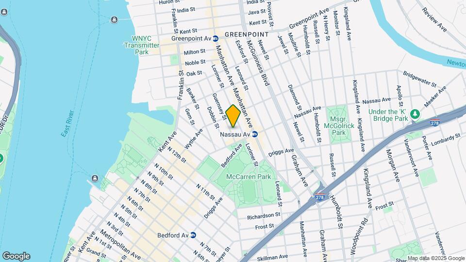 86 Guernsey St Mapa y Detalles de la Ubicación