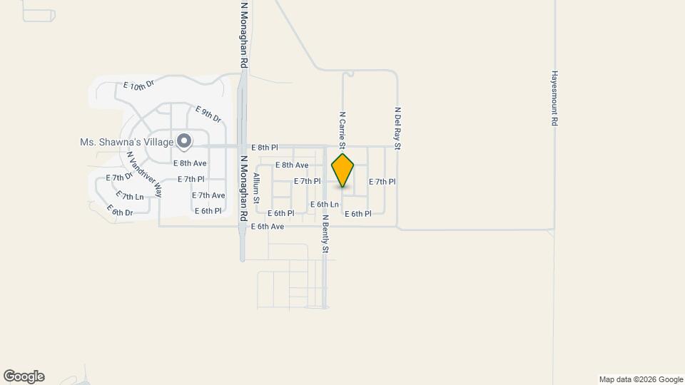 713 N Carrie St Map and Location Details