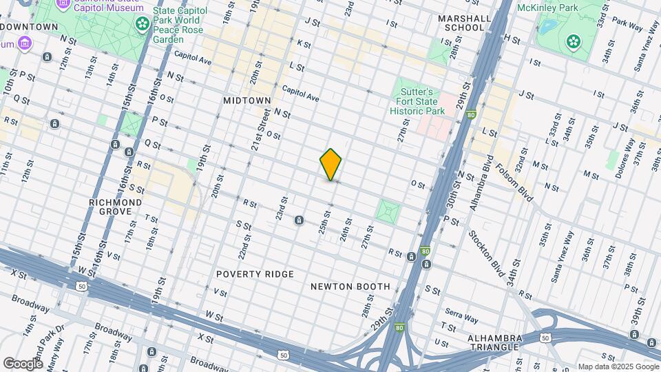 2426 P St Map and Location Details