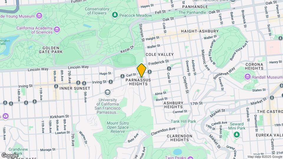 270 Parnassus Ave Map and Location Details
