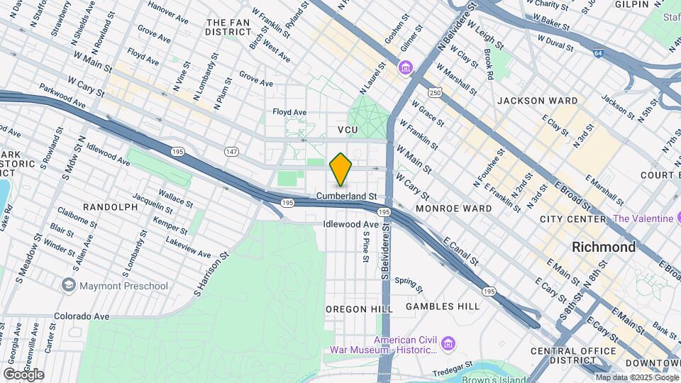 126 S Laurel St Map and Location Details
