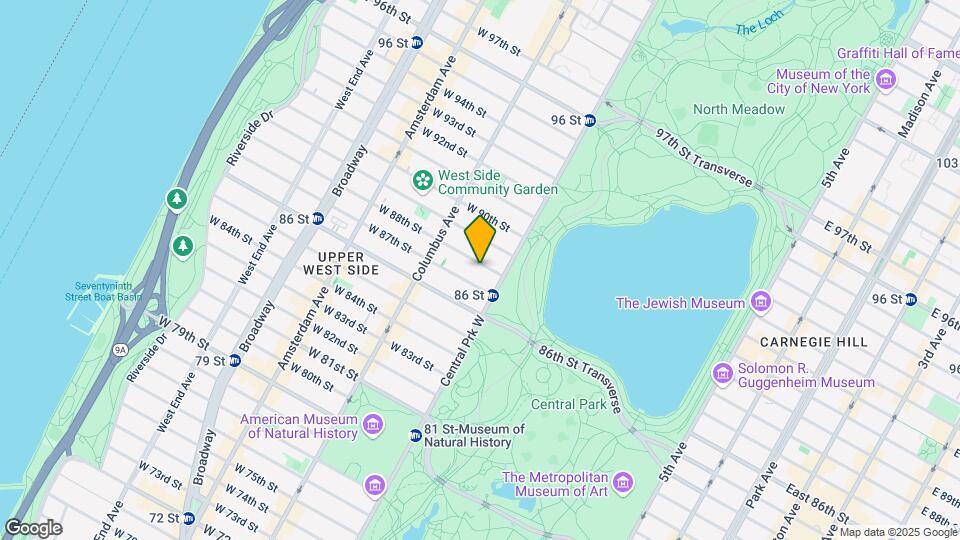 20 W 88th St Map and Location Details