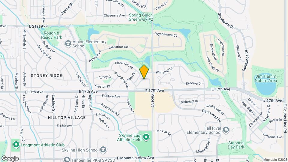 1703 Whitehall Dr Map and Location Details