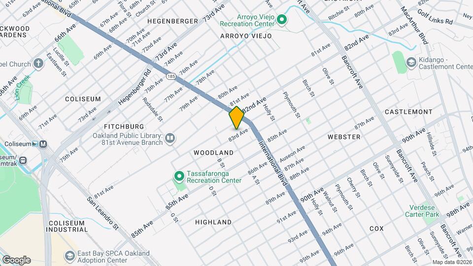 1321 83rd Ave Map and Location Details