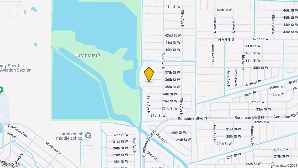 3314 35th St W Map and Location Details