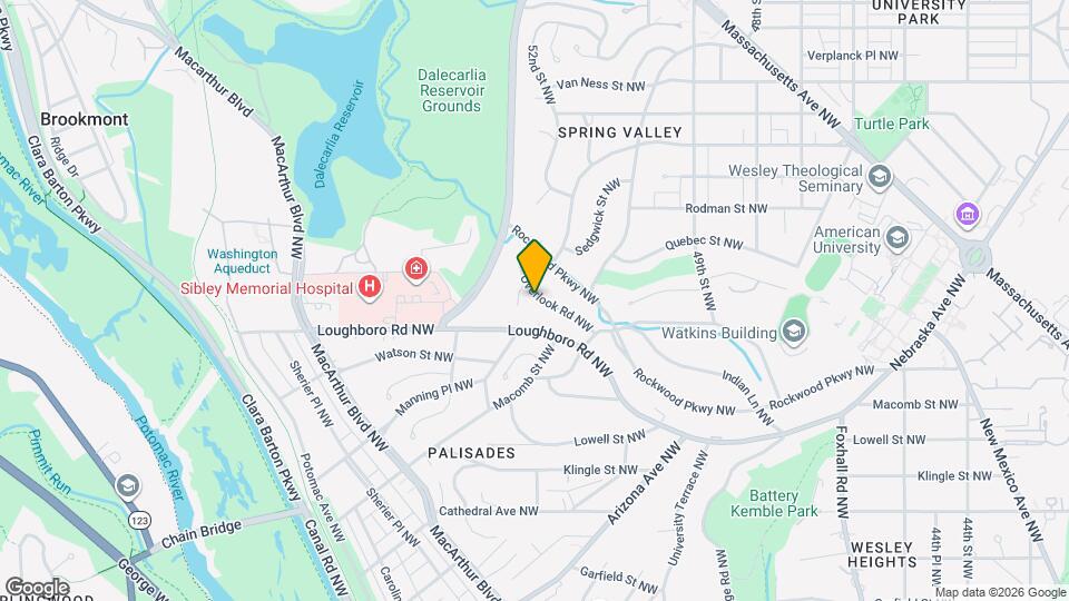 5042 Overlook Rd NW Map and Location Details
