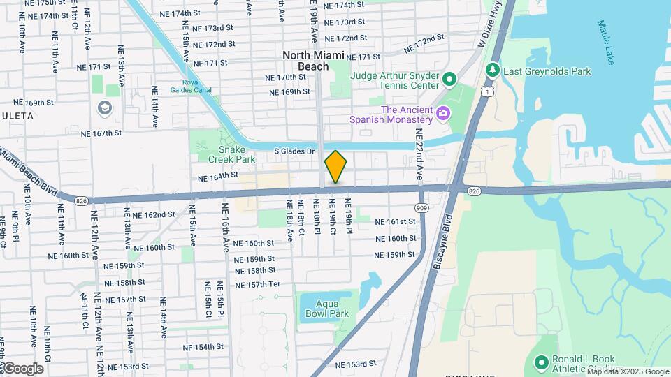 14807 SW 163rd Ter Mapa y Detalles de la Ubicación