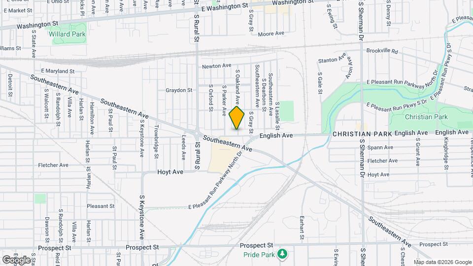 3026 English Ave Map and Location Details