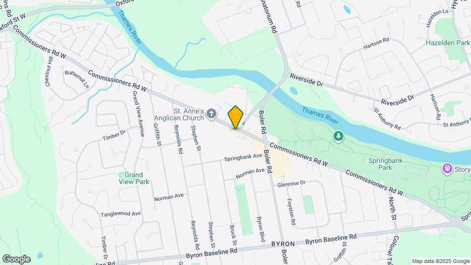 1308 Commissioners Rd W Map and Location Details