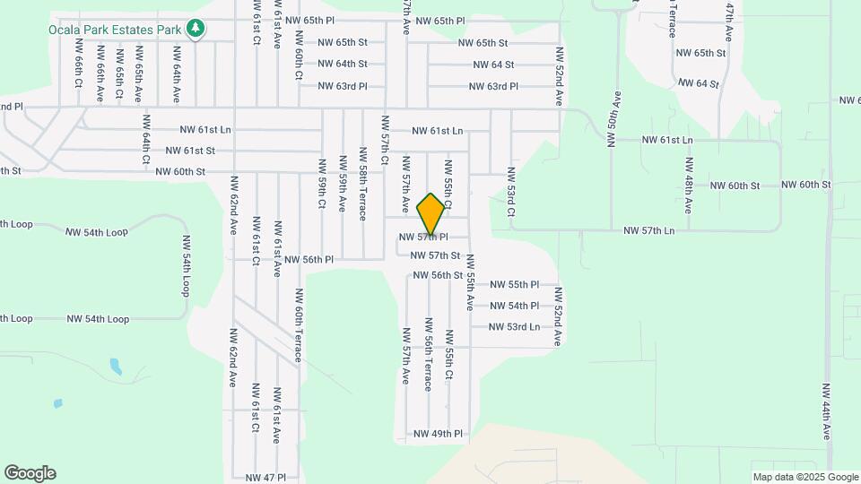 5610 NW 57th Pl Map and Location Details