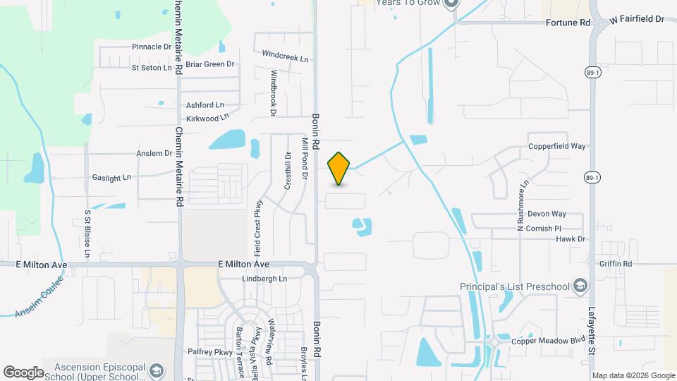 412 Crest Cir Map and Location Details