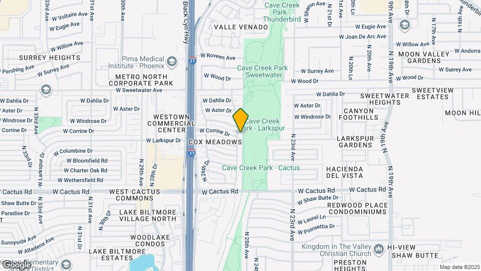 12611 N 25th Ave Map and Location Details