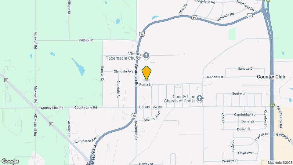 2207 Roma Ln Mapa y Detalles de la Ubicación